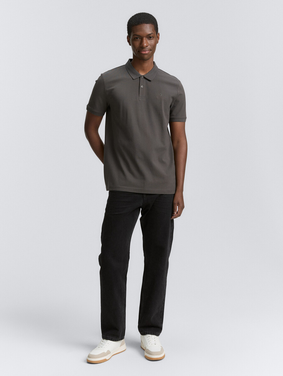 polo en piqué de coton