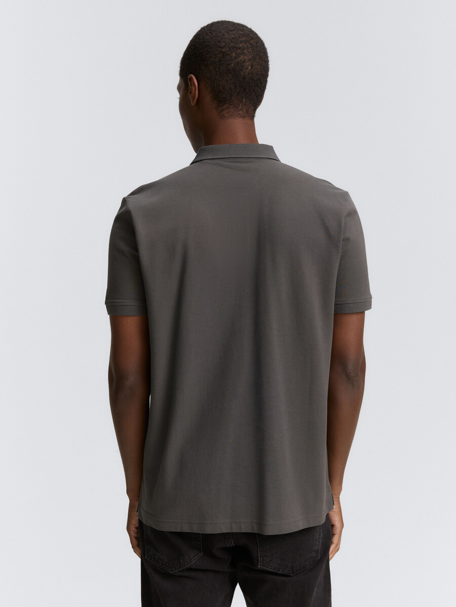 polo en piqué de coton