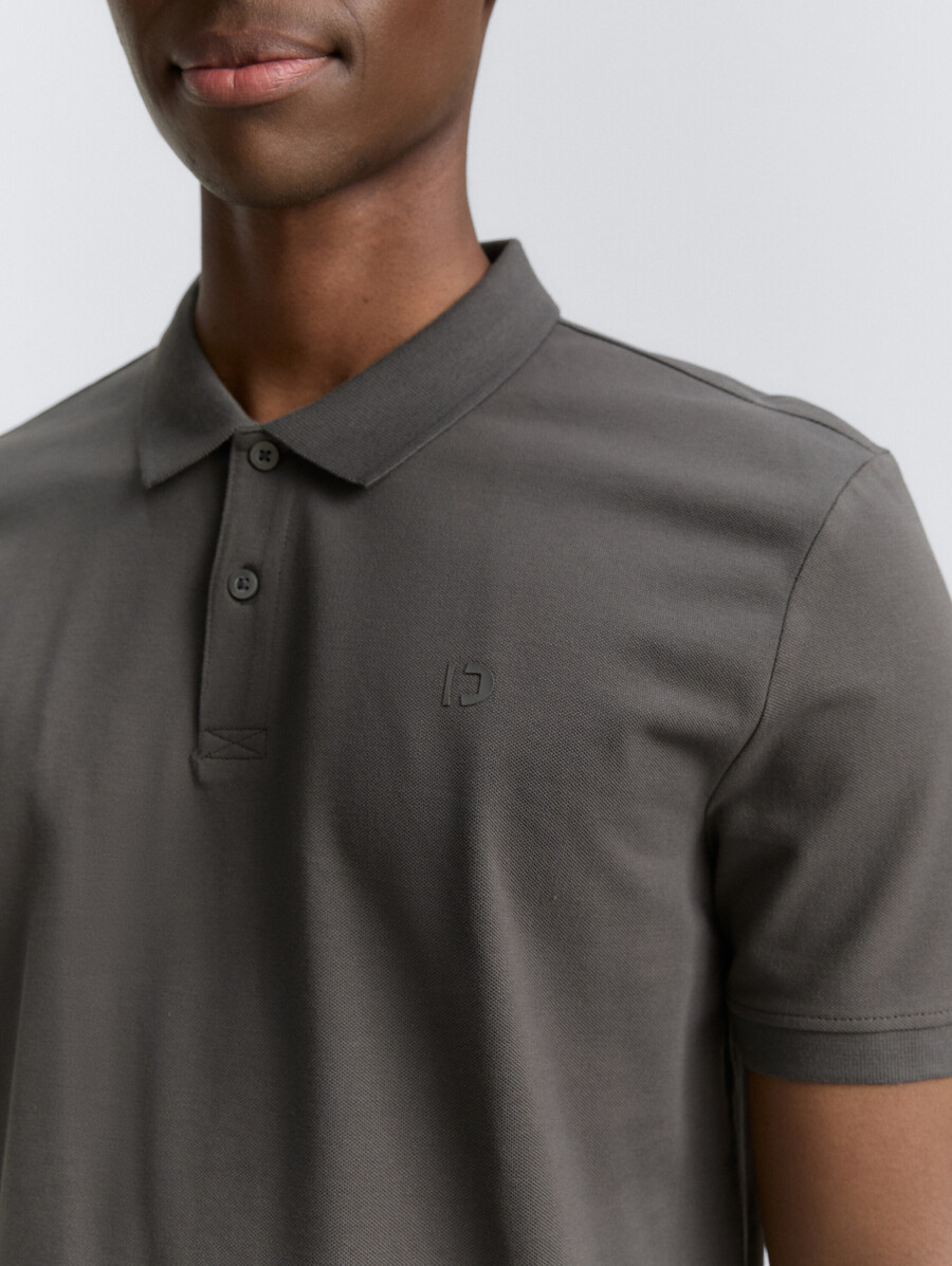 polo en piqué de coton