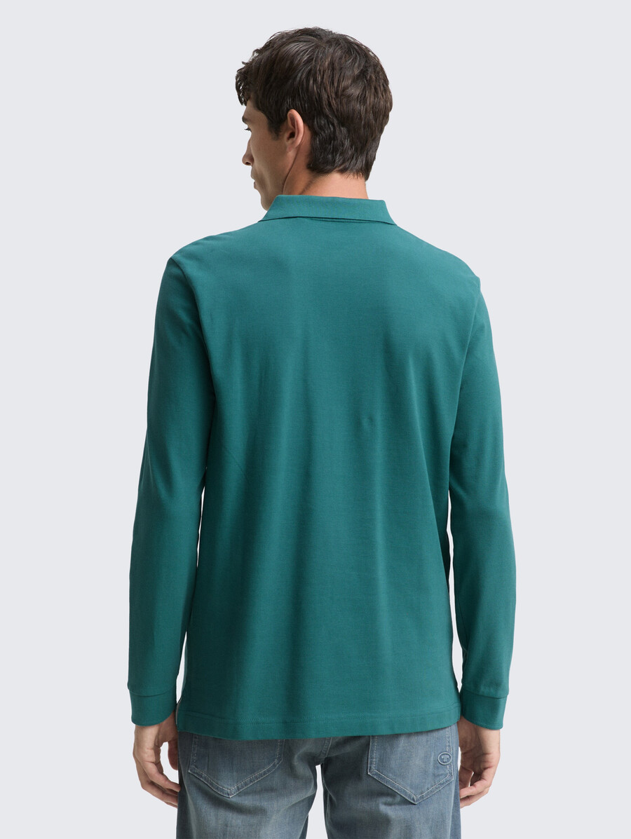 polo piqué à manches longues