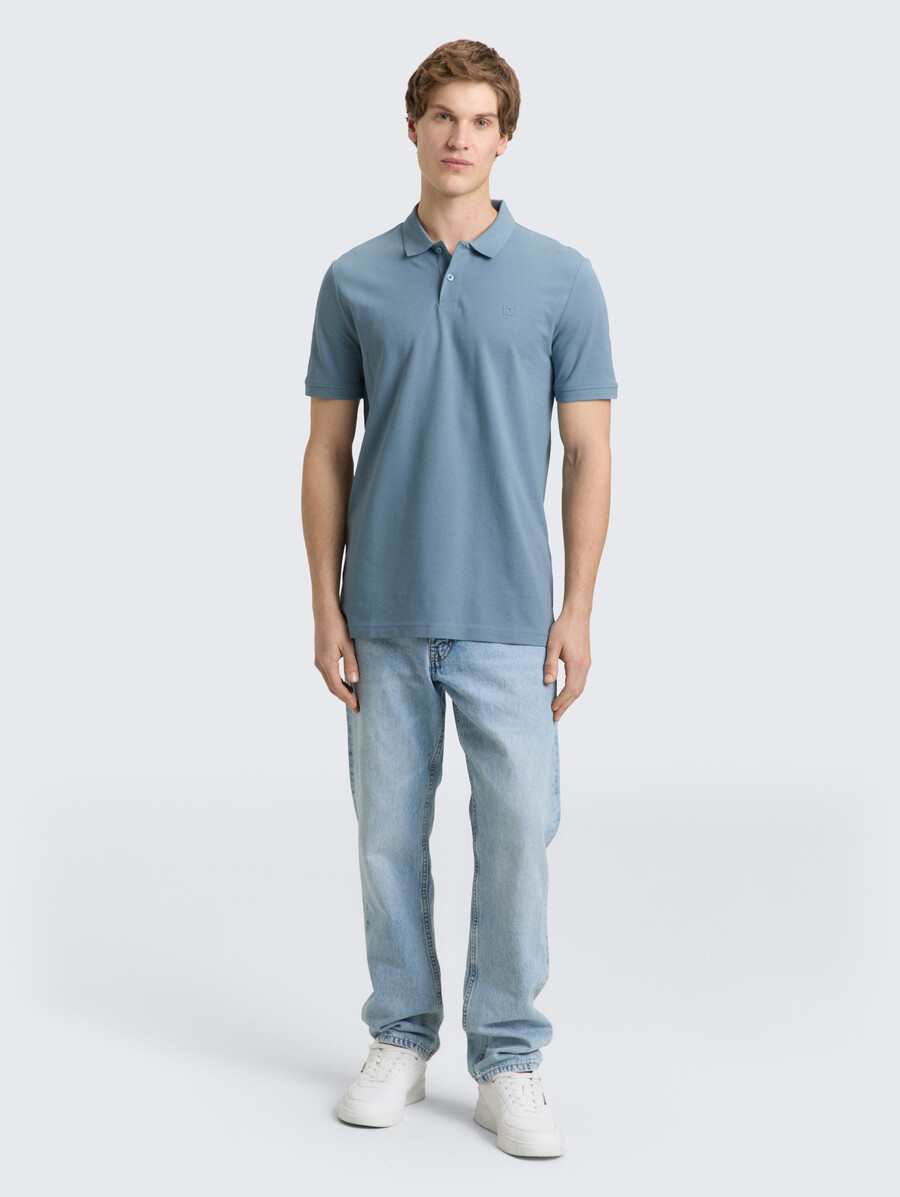 polo en piqué de coton