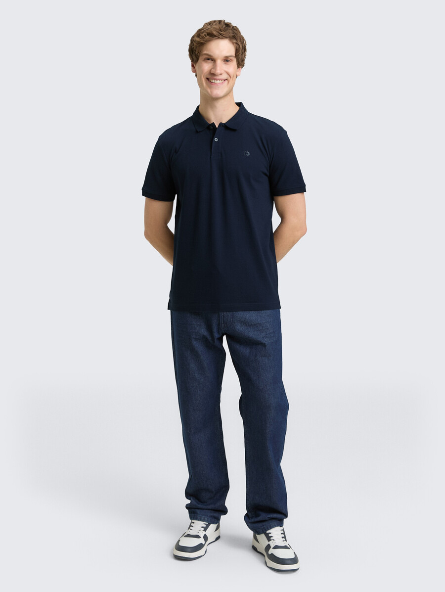 polo en piqué de coton