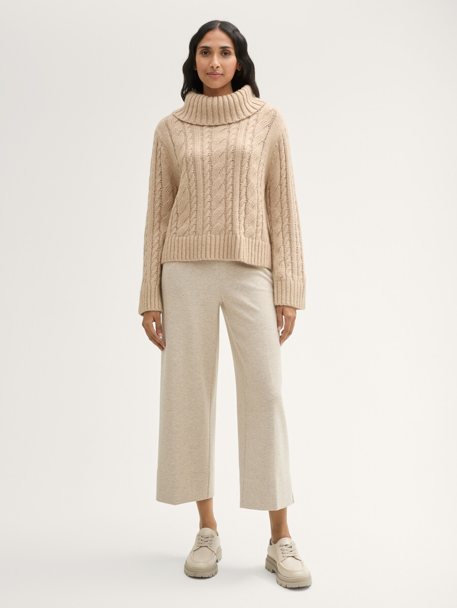 pull ample en laine recyclée