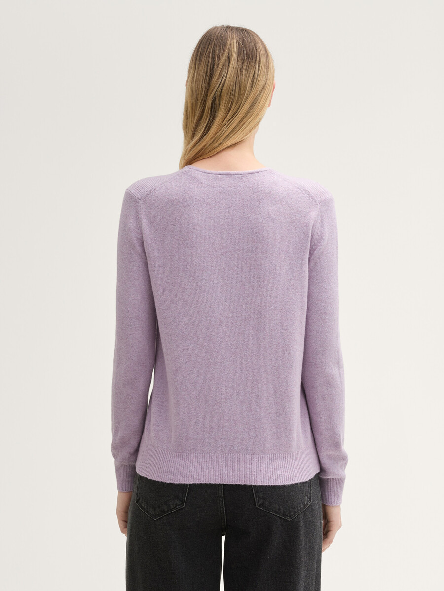 pull texturé en laine comfort