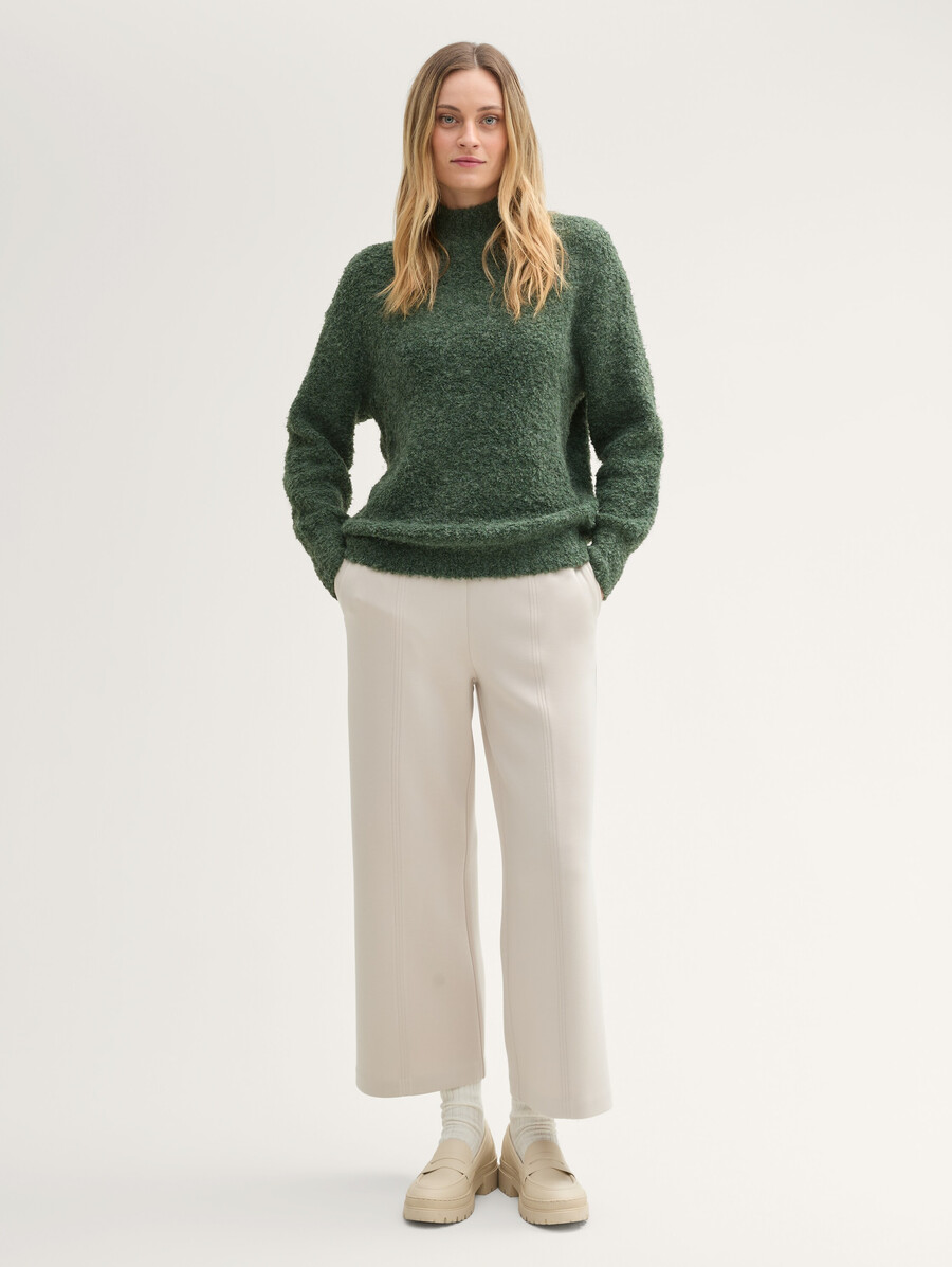 pull bouclé ample