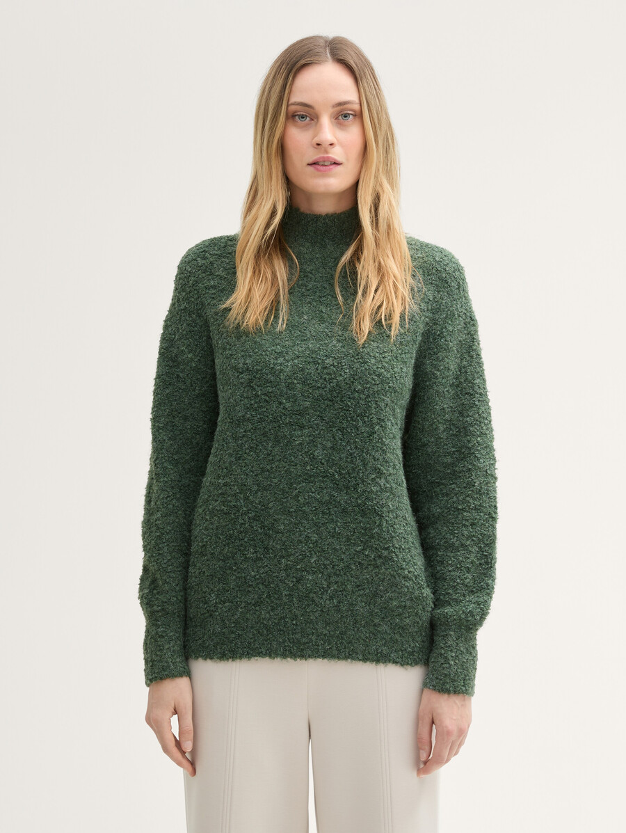 pull bouclé ample