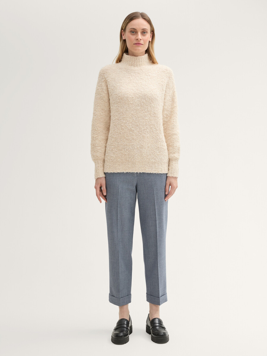 pull bouclé ample