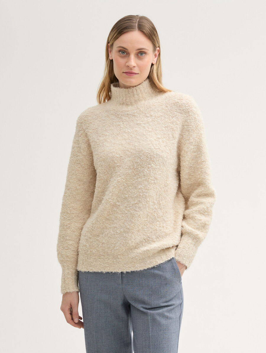 pull bouclé ample