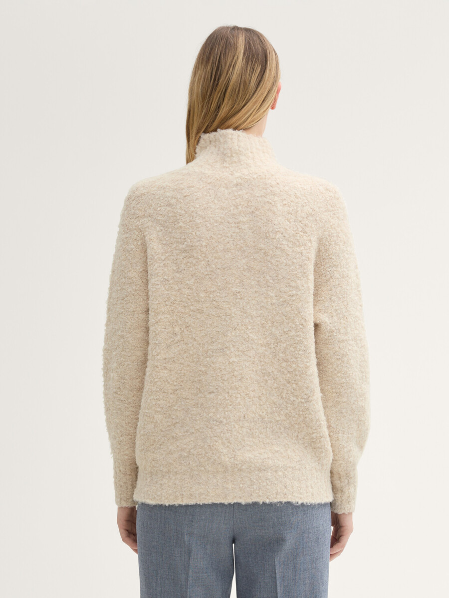 pull bouclé ample