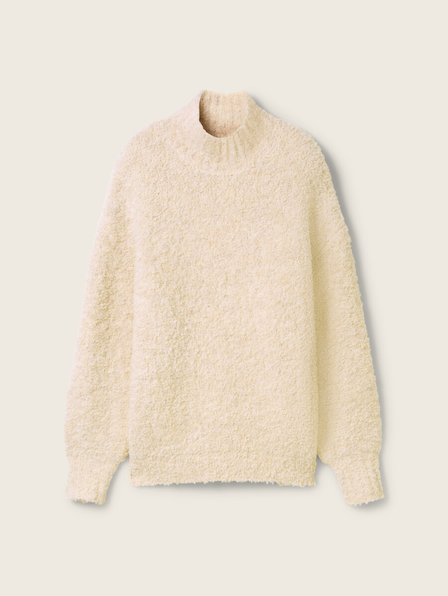 pull bouclé ample