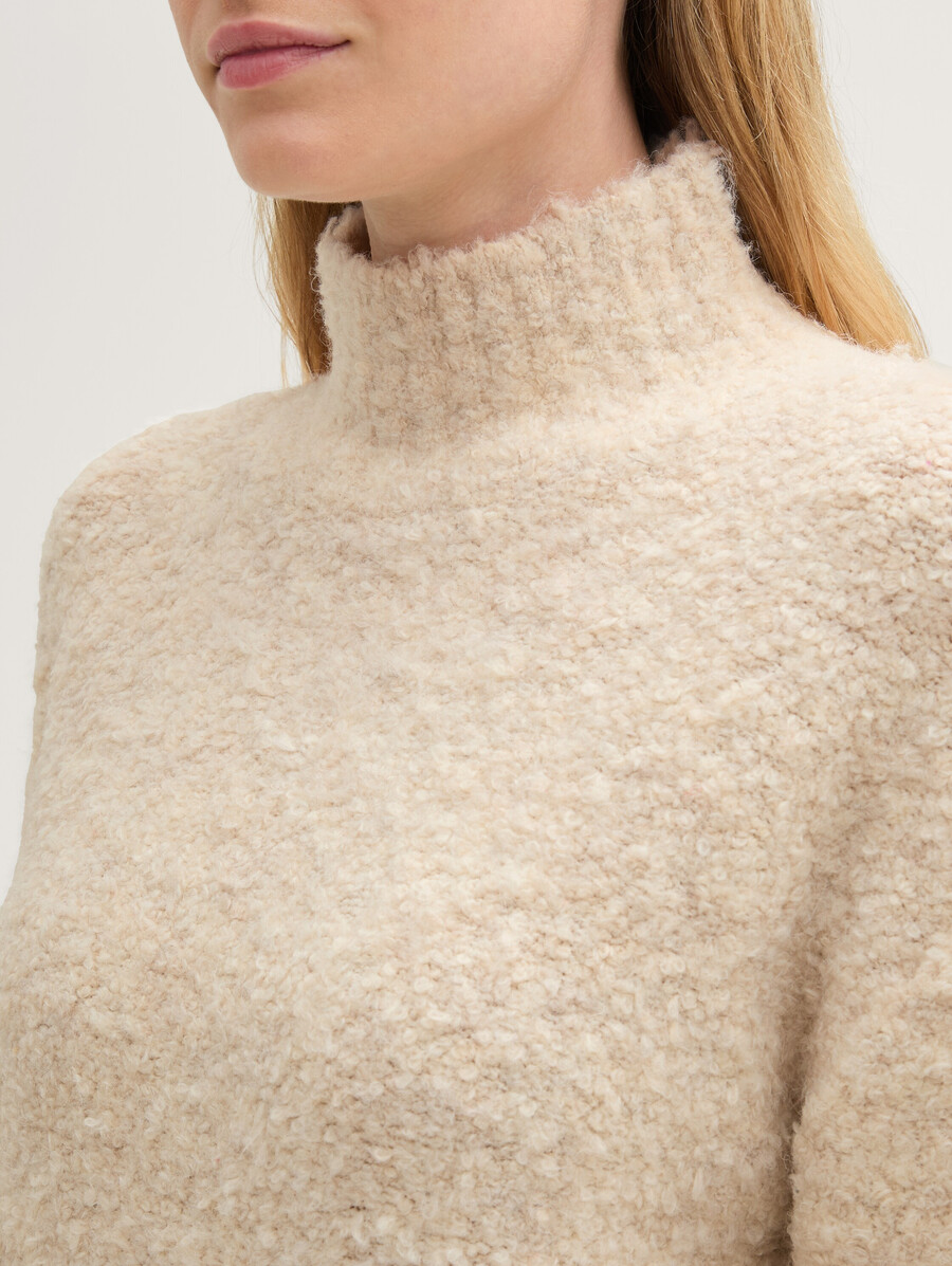 pull bouclé ample