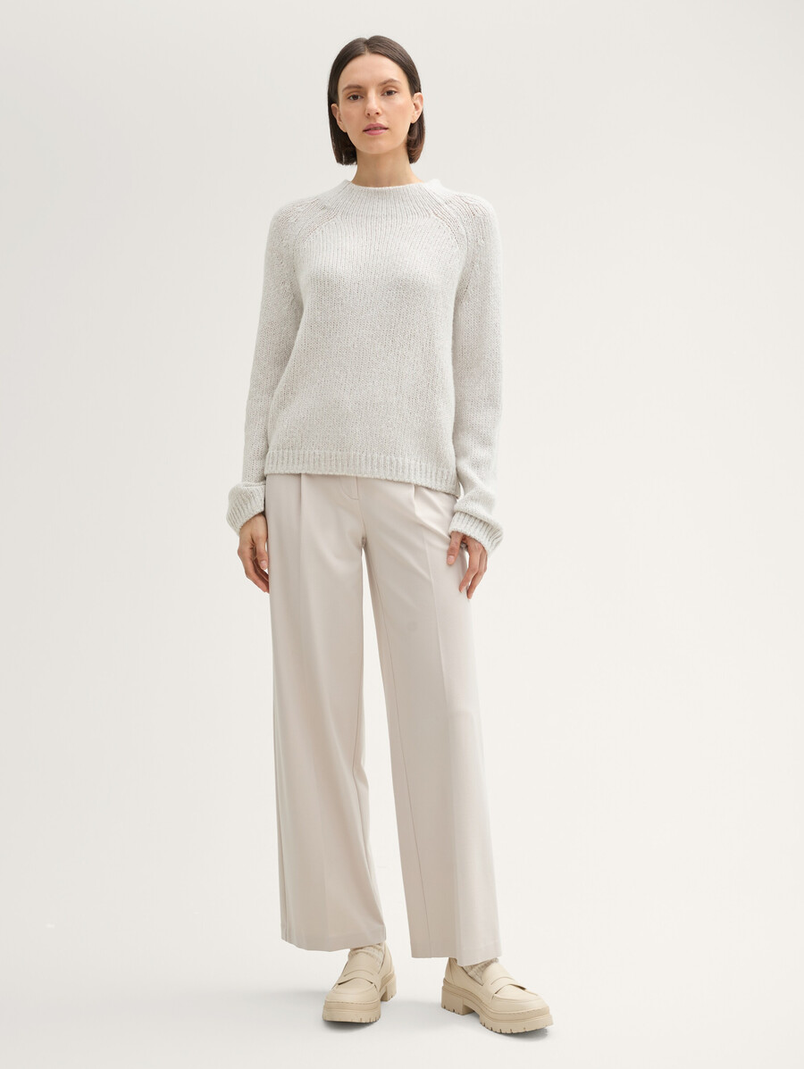 pull en maille raglan