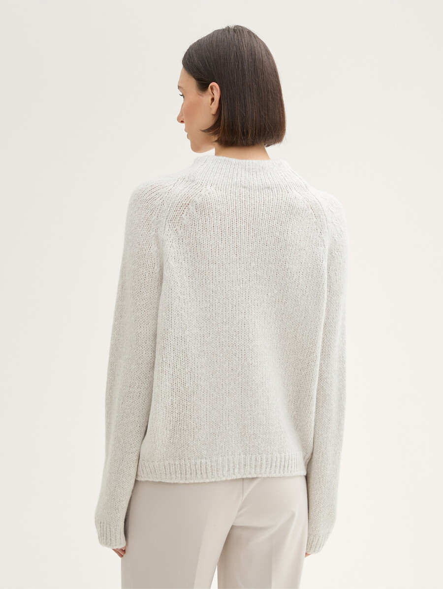 pull en maille raglan