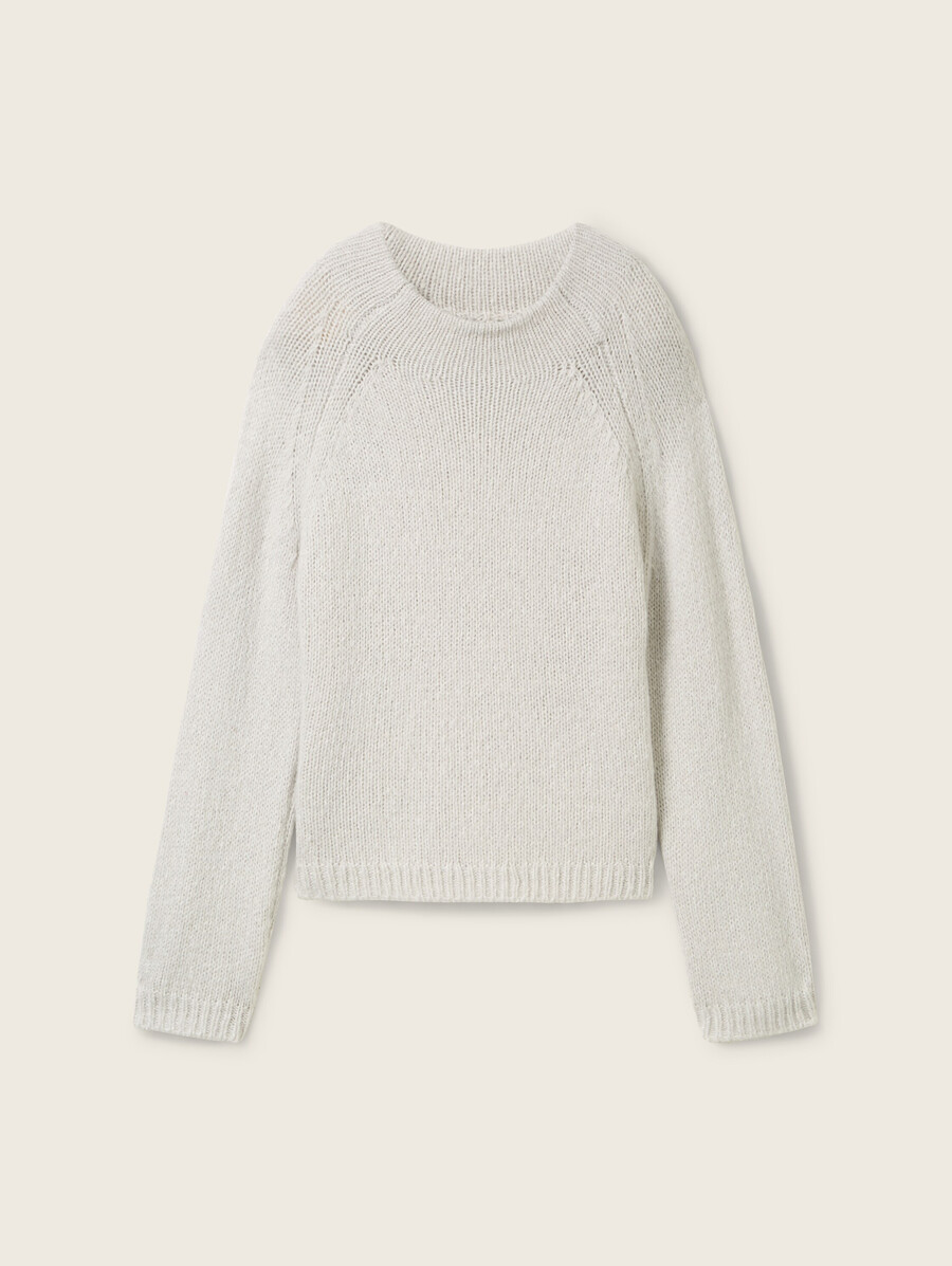 pull en maille raglan