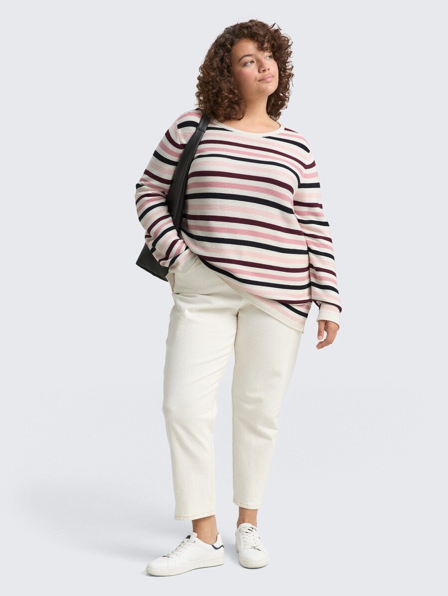 pull en maille grande taille confectionné en coton biologique