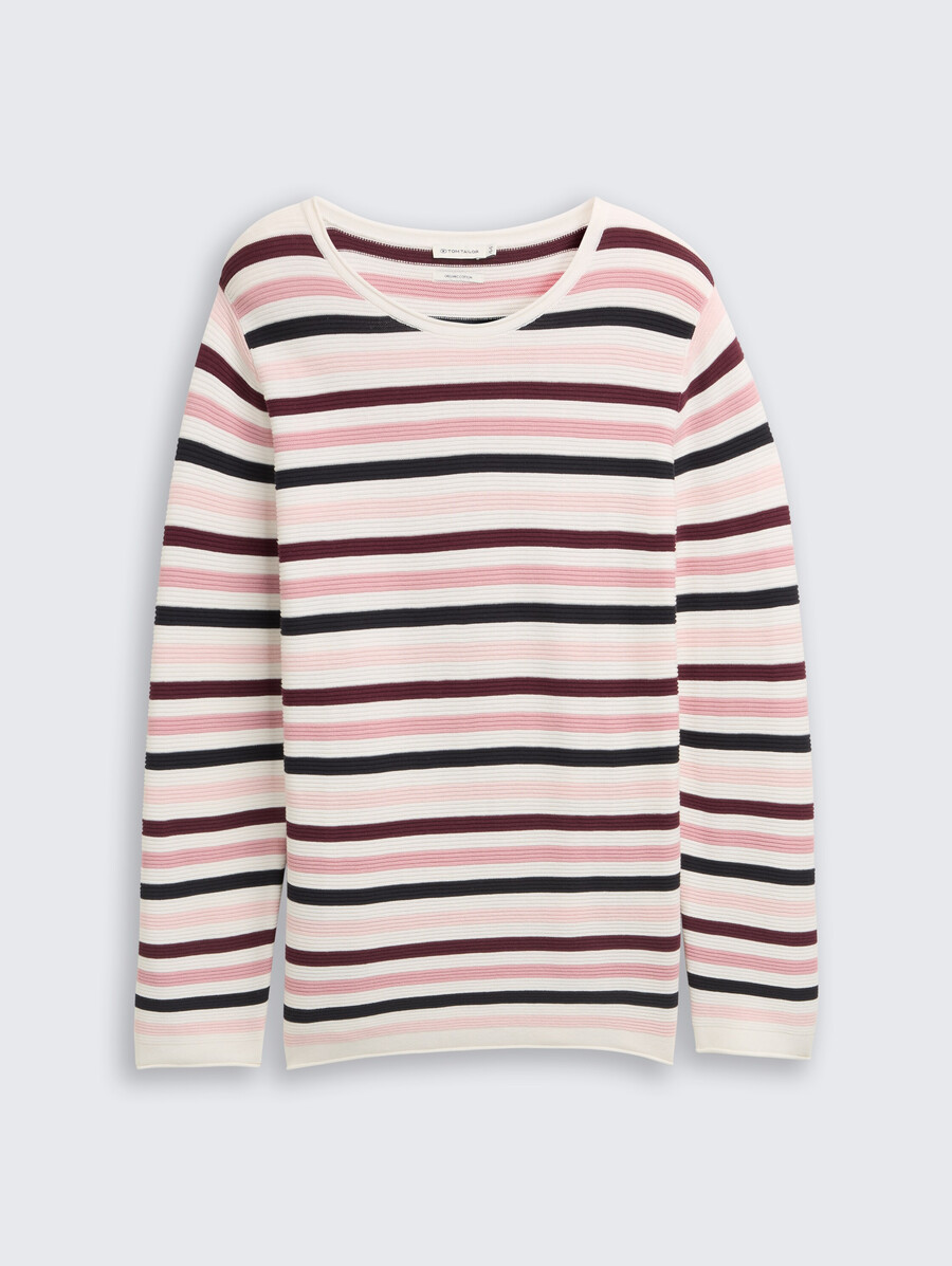 pull en maille grande taille confectionné en coton biologique