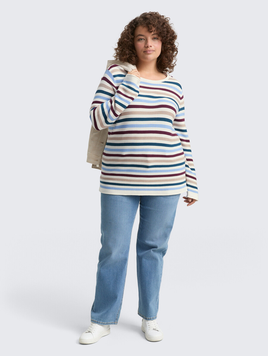 pull en maille grande taille confectionné en coton biologique