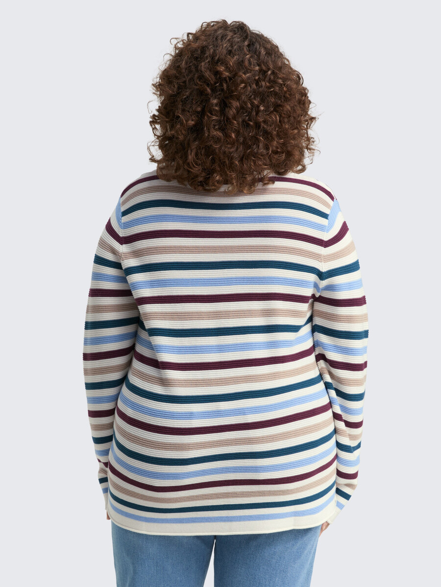 pull en maille grande taille confectionné en coton biologique