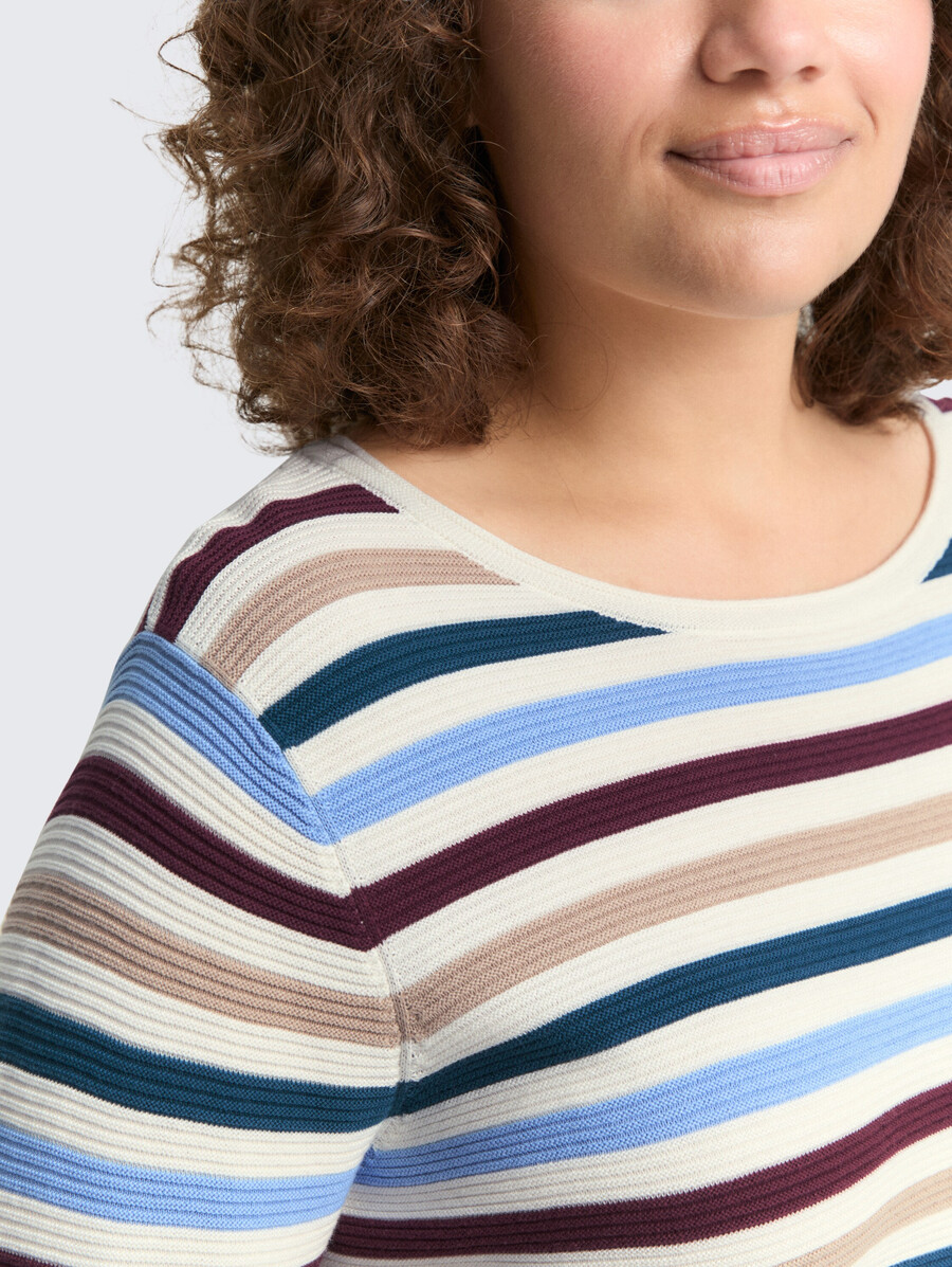 pull en maille grande taille confectionné en coton biologique