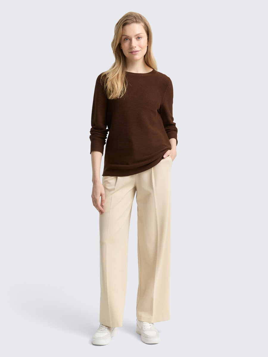 pull en maille de coton