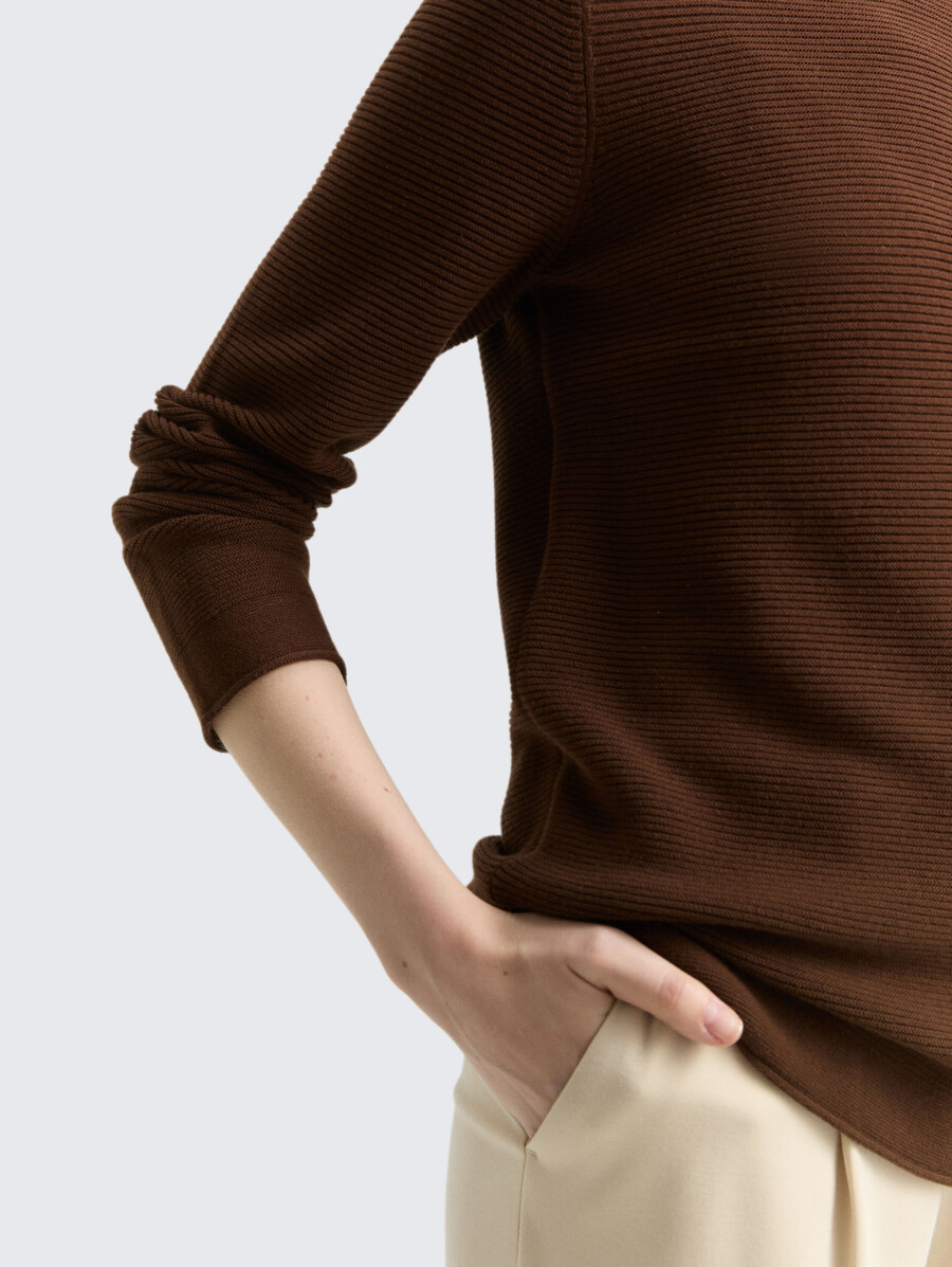 pull en maille de coton