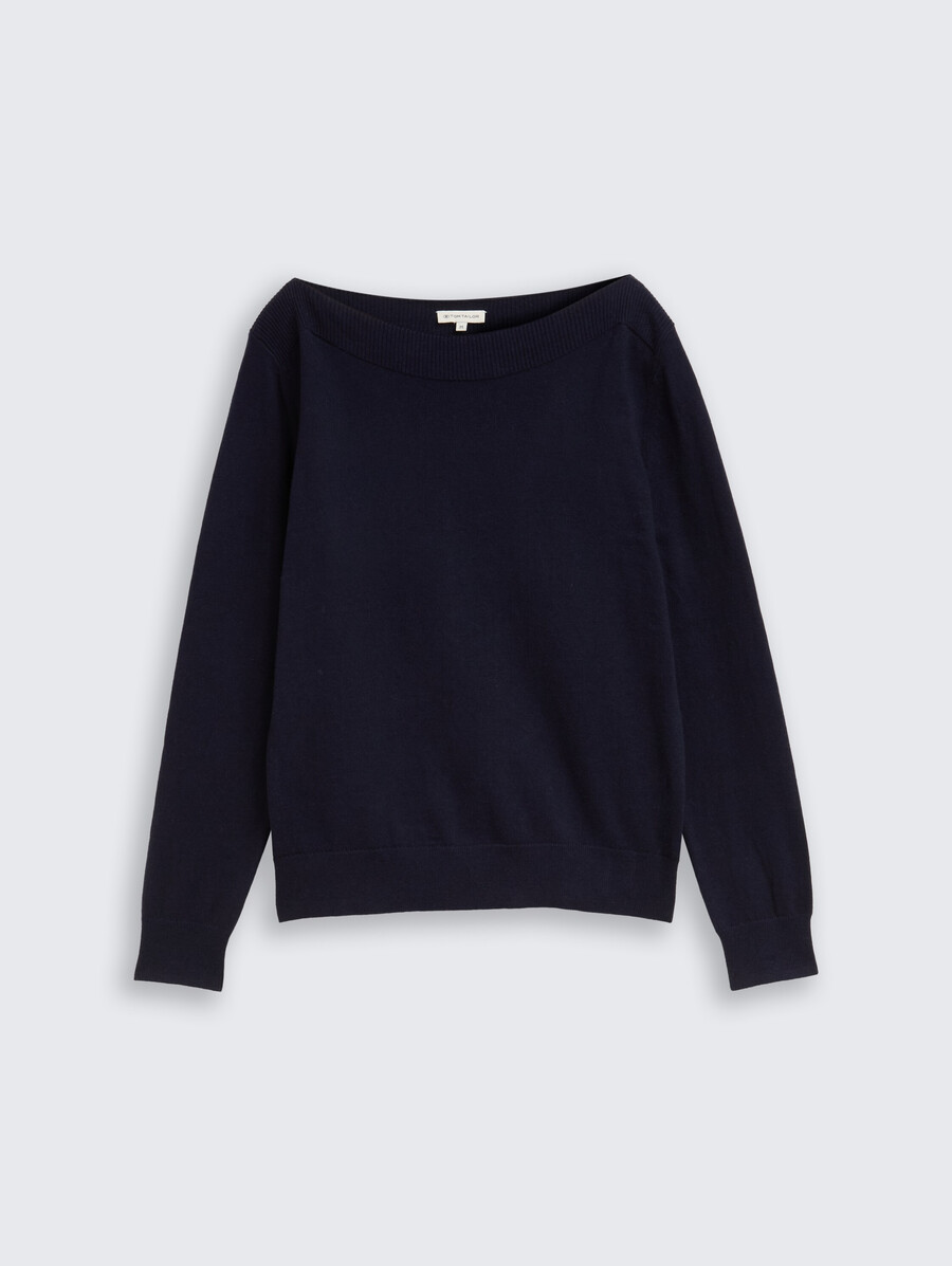 pull en maille avec mélange de cachemire