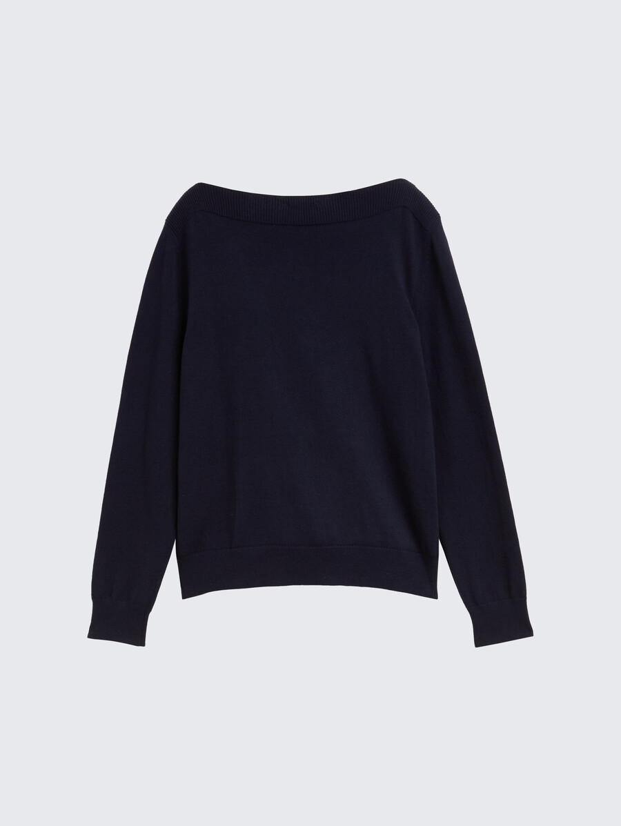 pull en maille avec mélange de cachemire