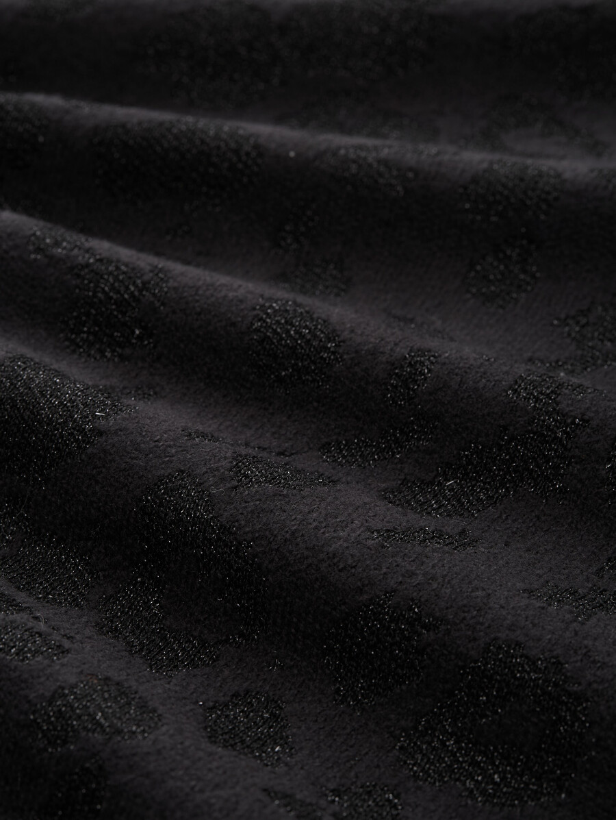pull oversize en maille à effet pailleté