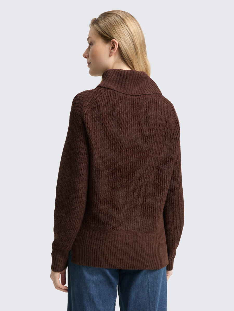 pull à col roulé ample