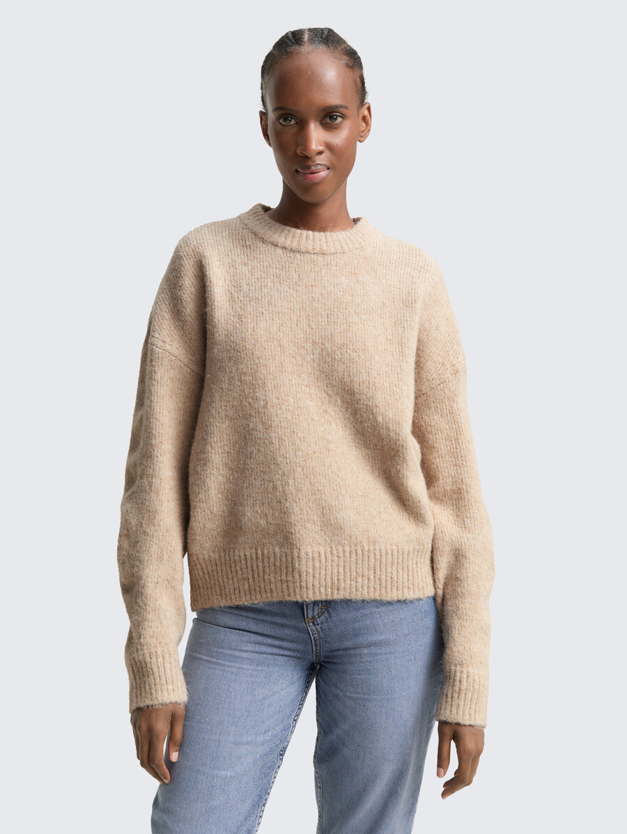 pull en maille oversize