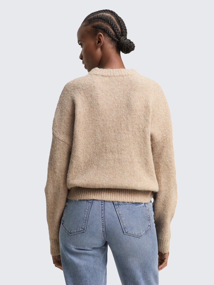 pull en maille oversize