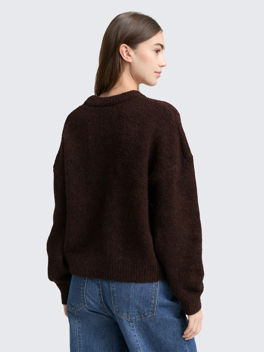 pull en maille oversize