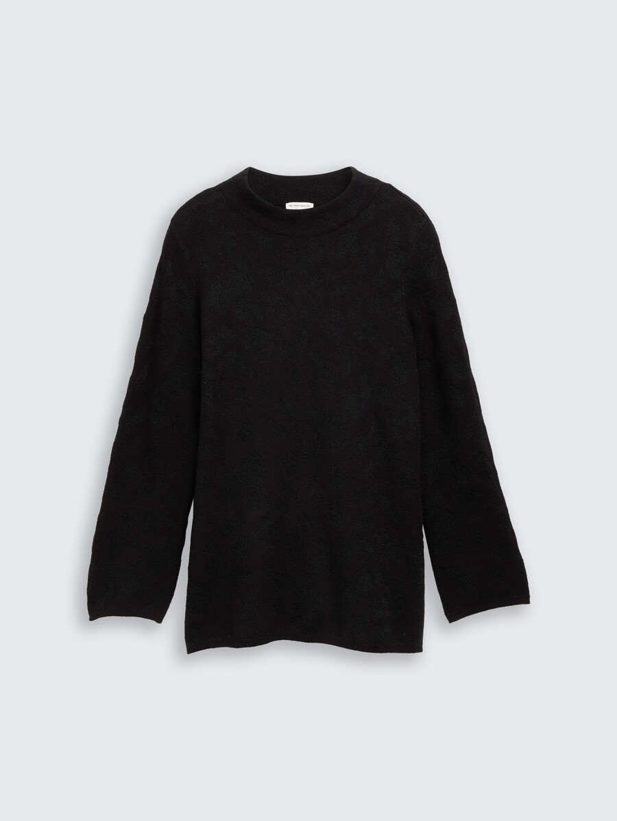 pull en maille grande taille à effet pailleté