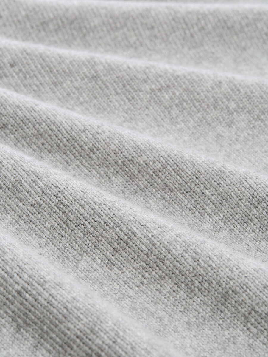 pull oversize en maille à col montant