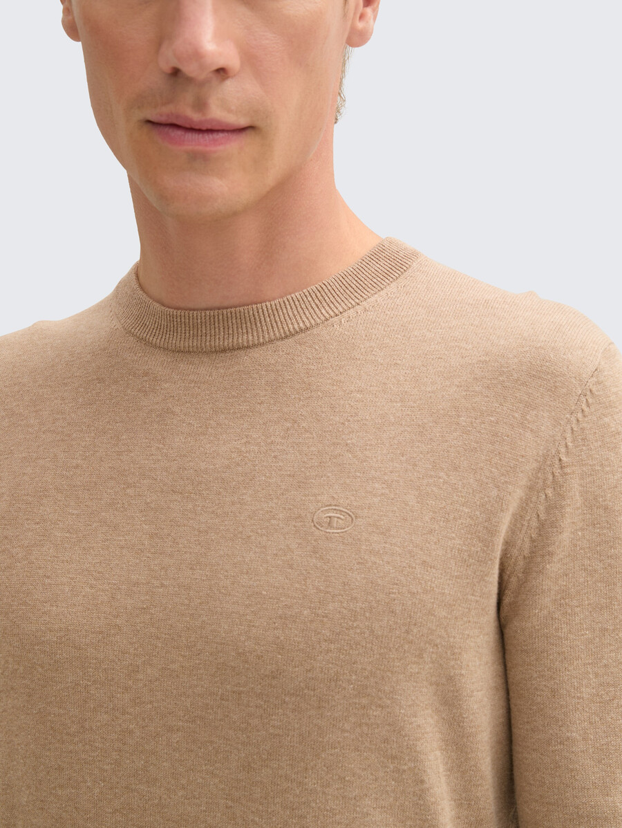 pull en maille de coton