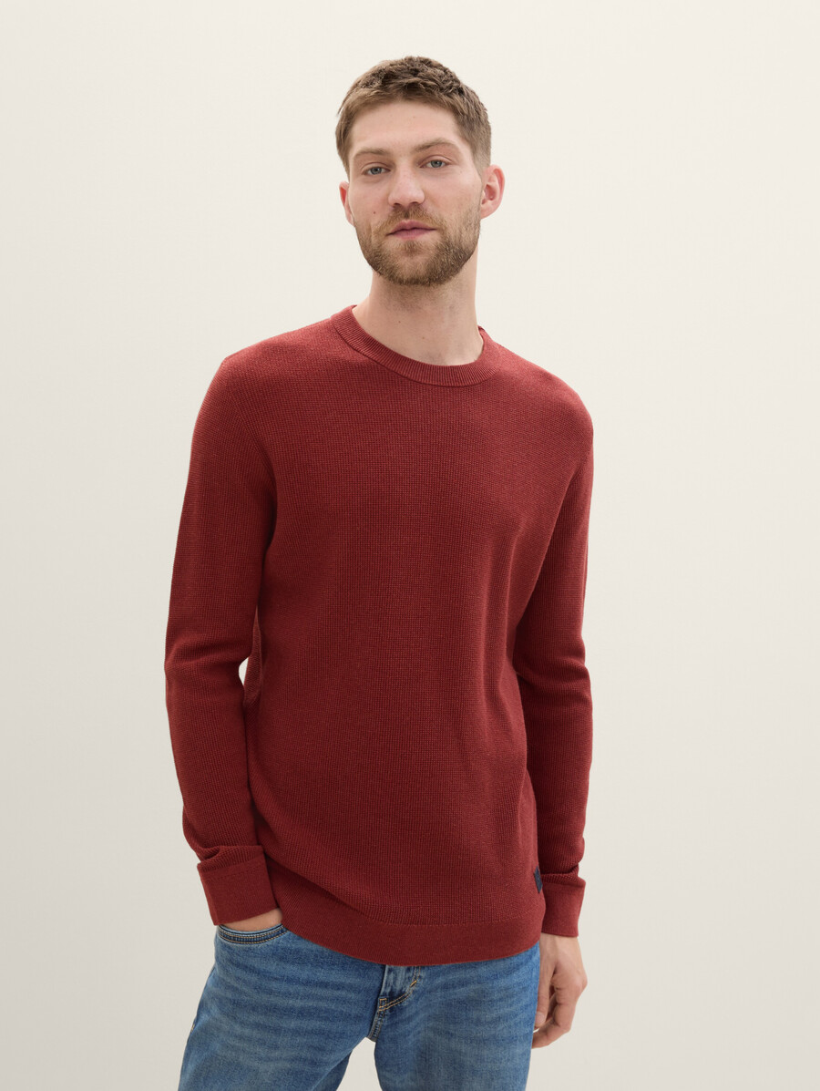 pull en maille de coton