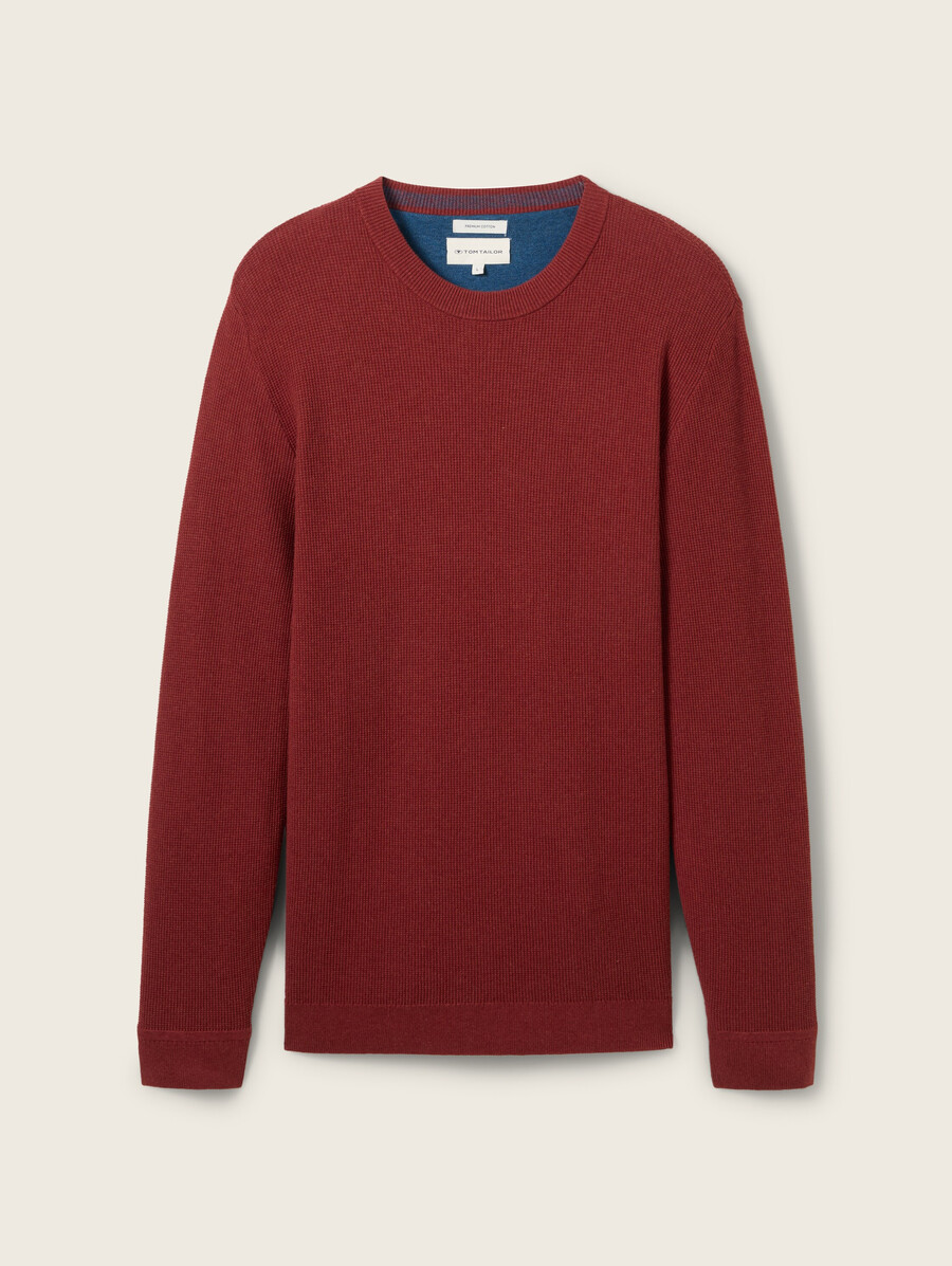 pull en maille de coton