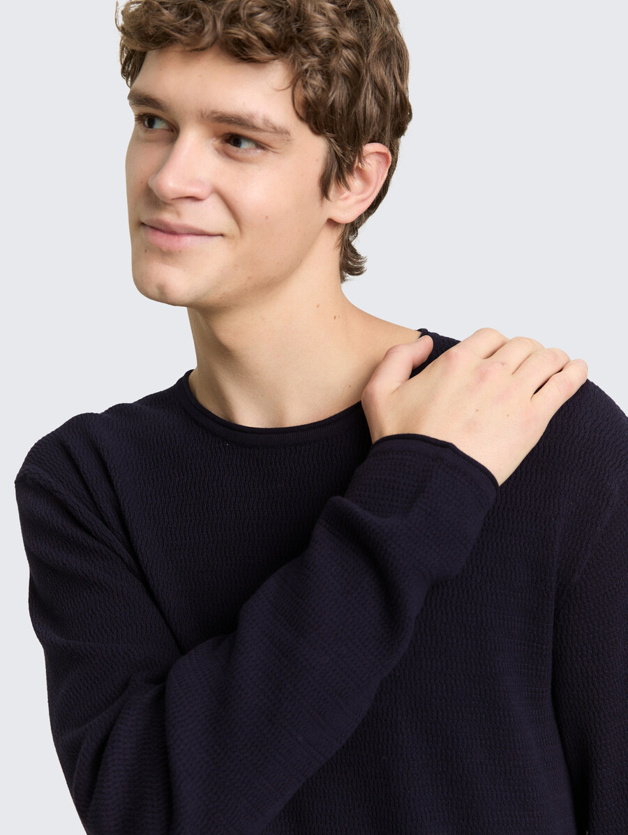pull en maille de coton