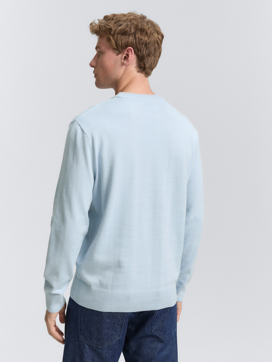 pull basique en maille de coton