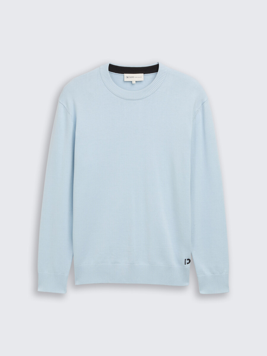 pull basique en maille de coton