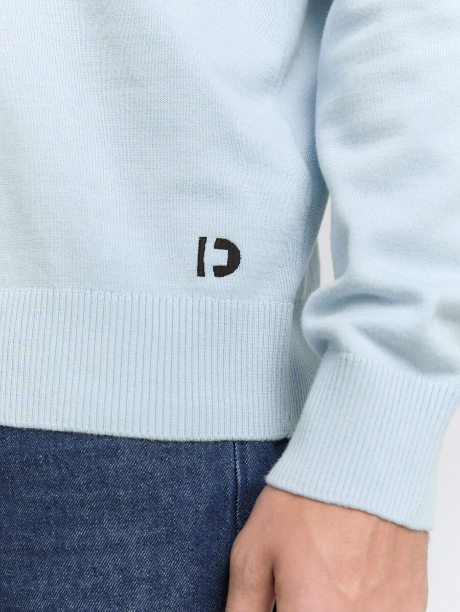 pull basique en maille de coton