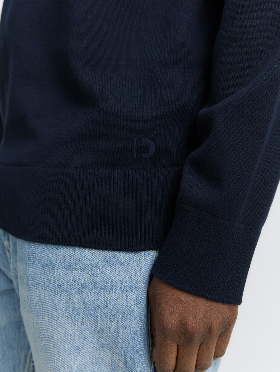 pull basique en maille de coton