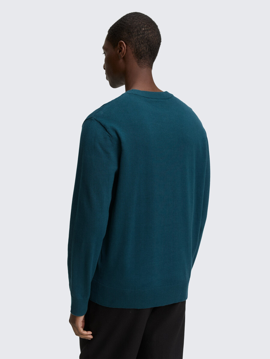 pull basique en maille de coton