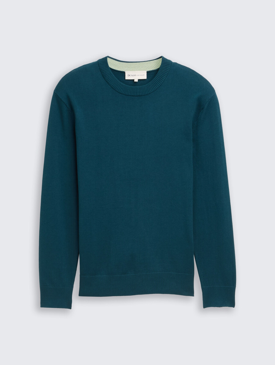 pull basique en maille de coton