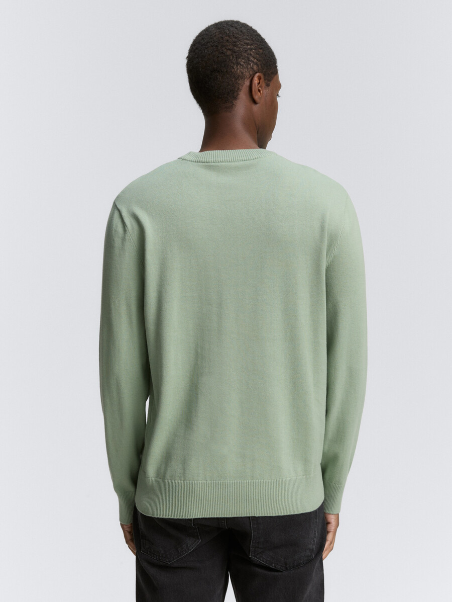 pull basique en maille de coton