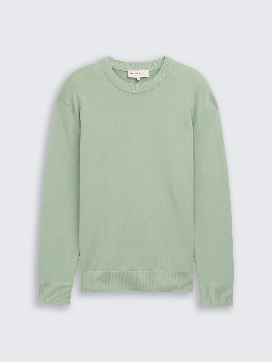 pull basique en maille de coton