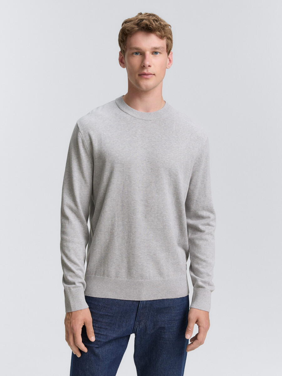 pull basique en maille de coton