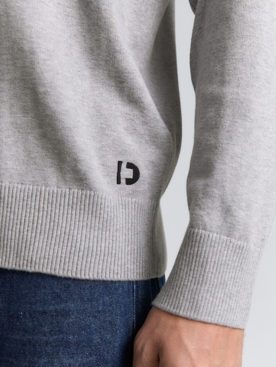 pull basique en maille de coton