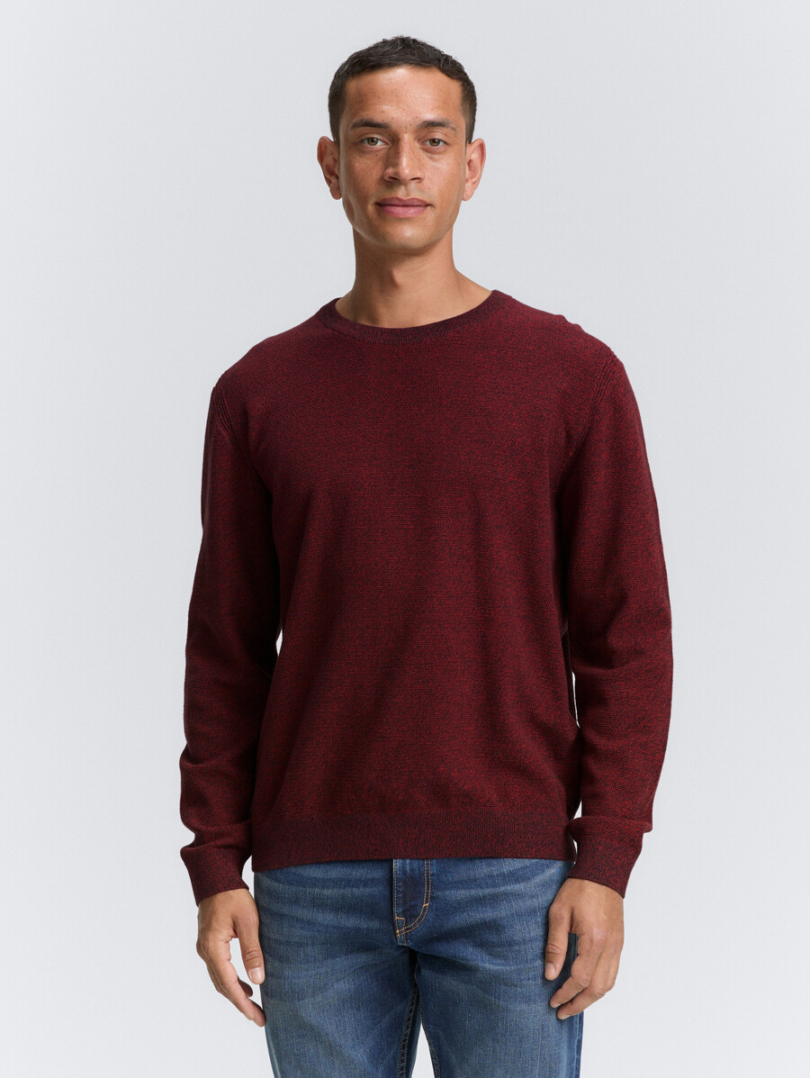 pull tricoté en coton biologique