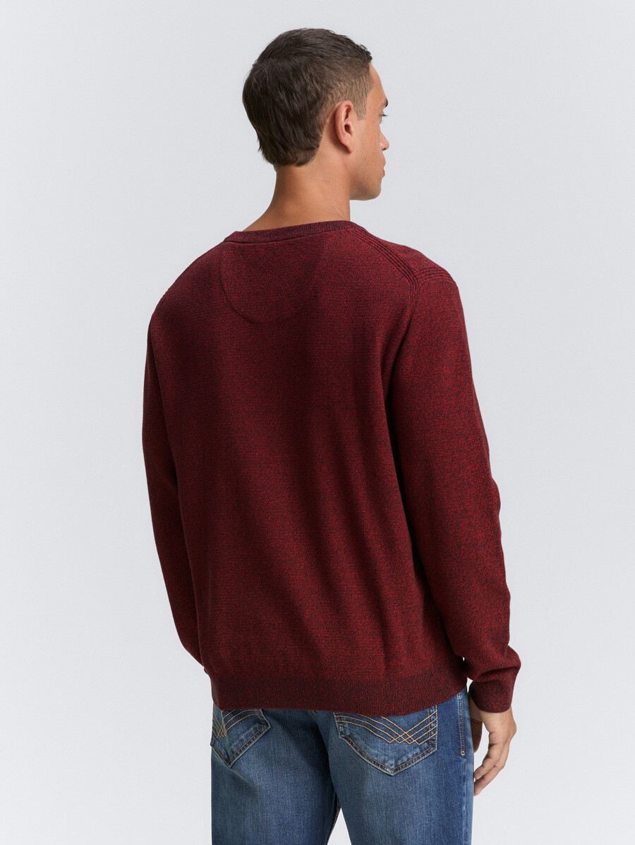 pull tricoté en coton biologique